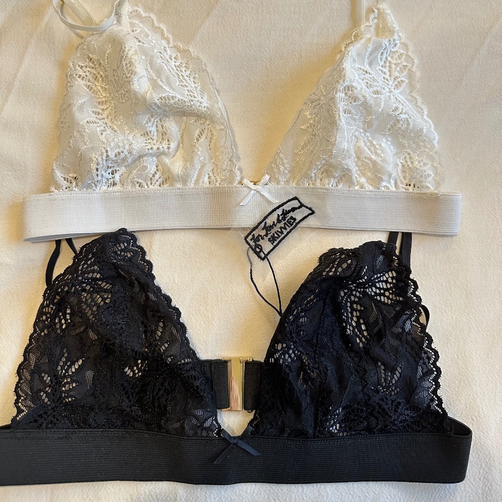 For Love and Lemons skivvies triangle bra XS/S